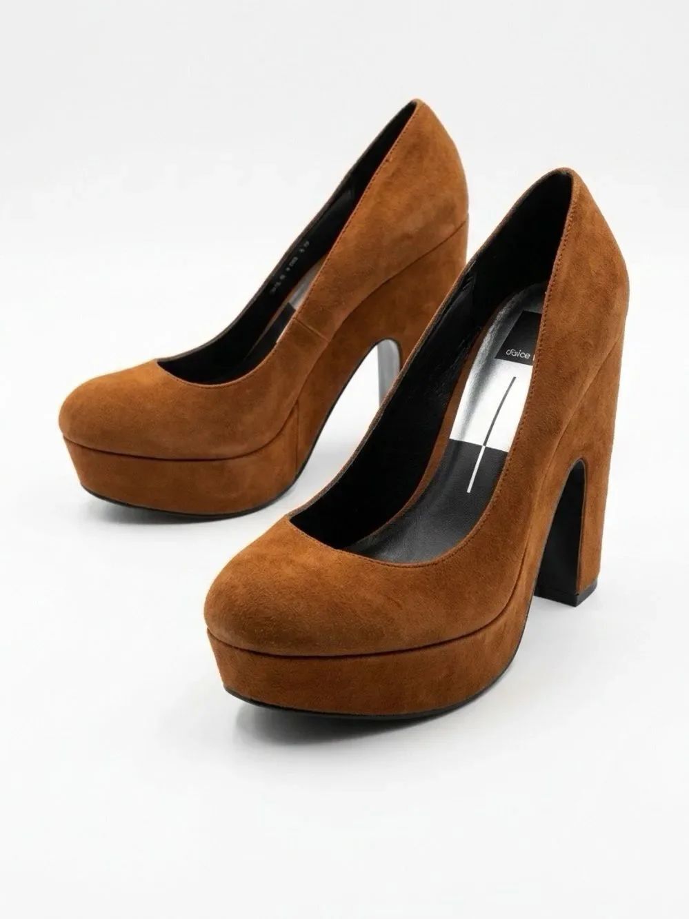 Dolce vita Brown Suede Platforms Size 9.5